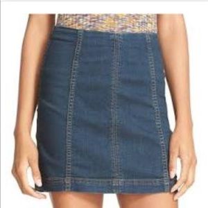 Free People Denim Skirt